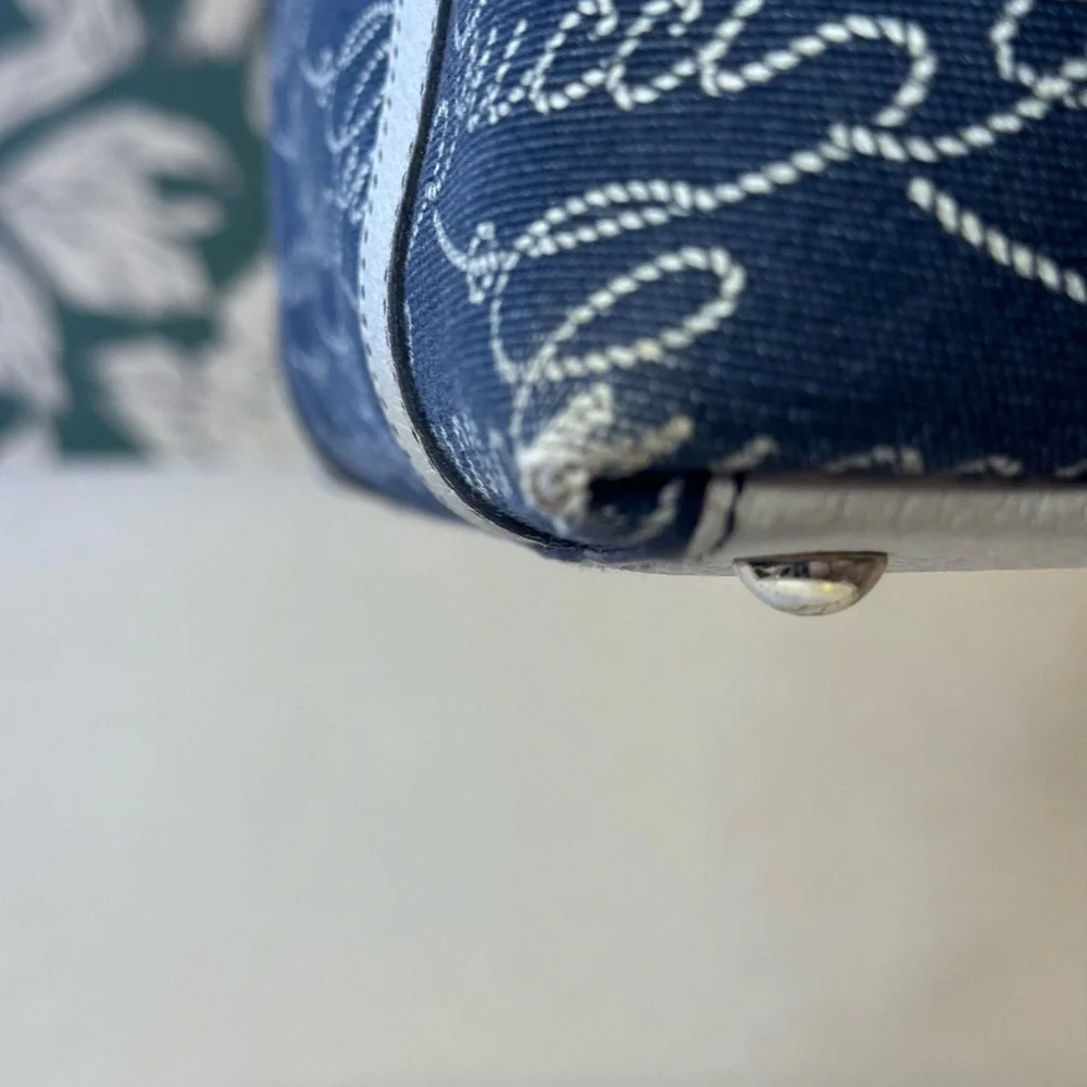 Gucci Navy and Cream Shoulder Bag - Picture 5 of 13